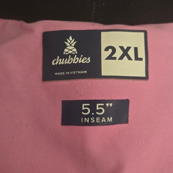 Chubbies Green Blue Pink Design Men's Summer Shorts Swim Trunks 2XL - Picture 3 of 5